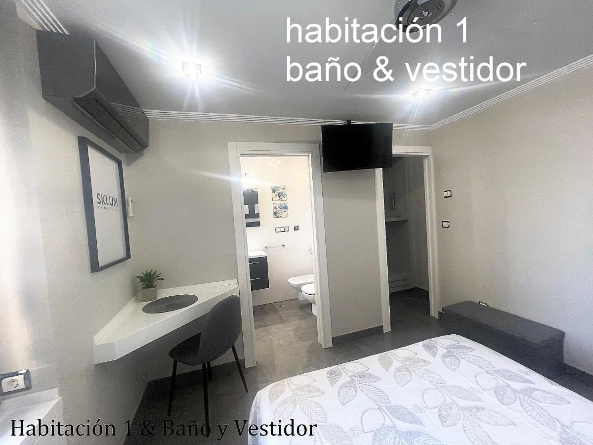 דירות Albacete Centro Parking Gratis 2 Plazas מראה חיצוני תמונה